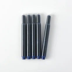 Stylos À Bille^Muji Recharge pour stylo‐plume ‐ encre bleu‐noir, lot de 5