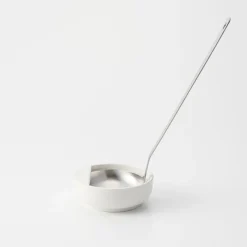 Ustensiles^Muji REPOSE LOUCHE PORCELAINE BEIGE