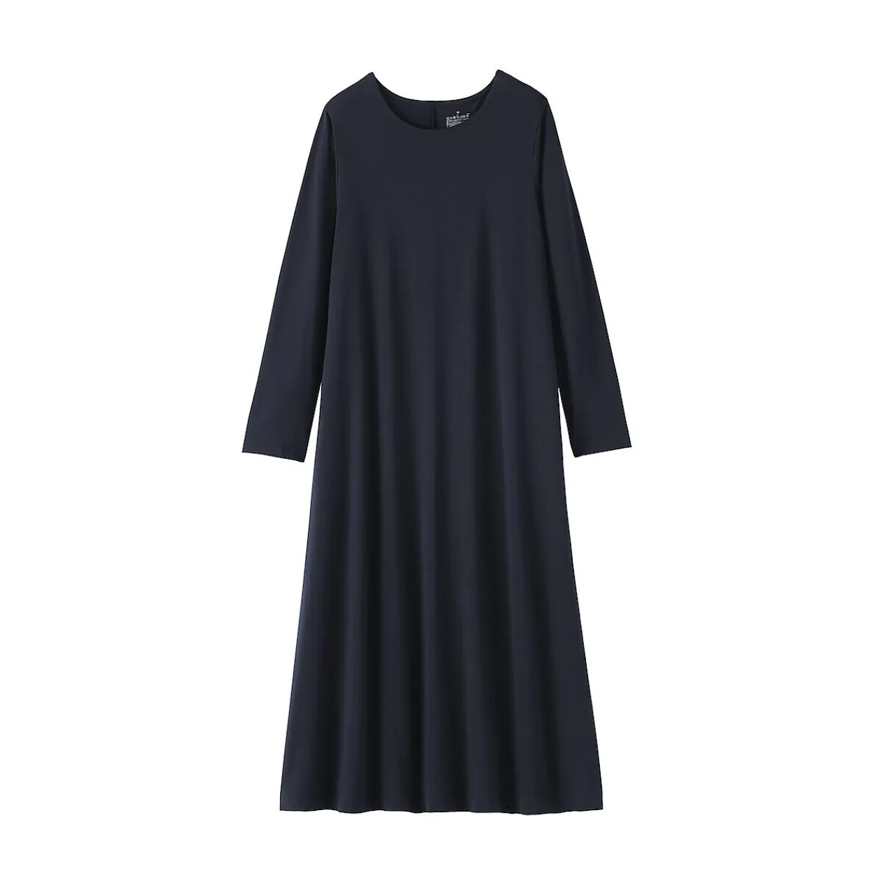 Robes Et Tuniques^Muji Robe à coupe trapèze et à manches longues en jersey de mélange Lyocell pour femme