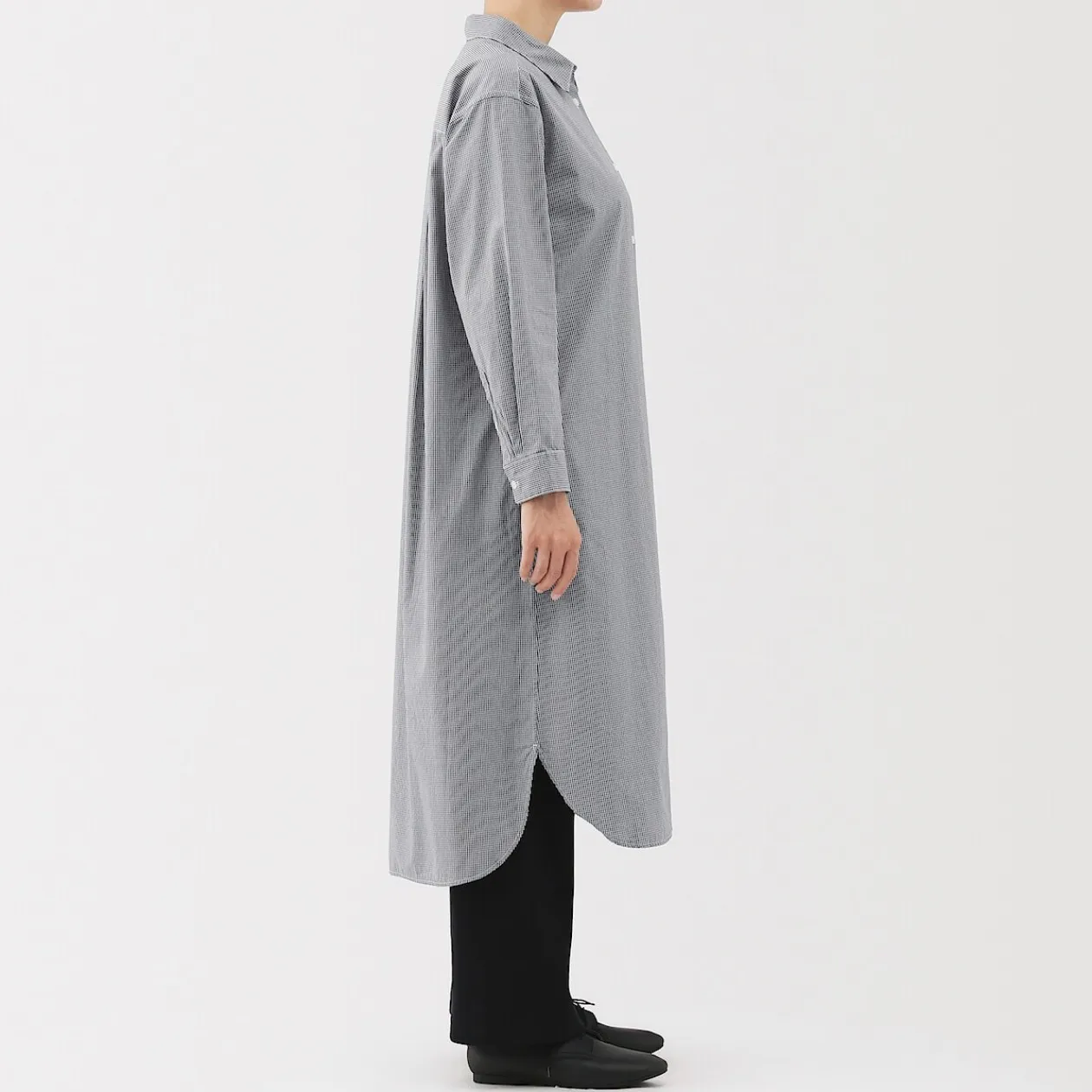 Robes Et Tuniques^Muji Robe chemise en coton large délavé pour femme