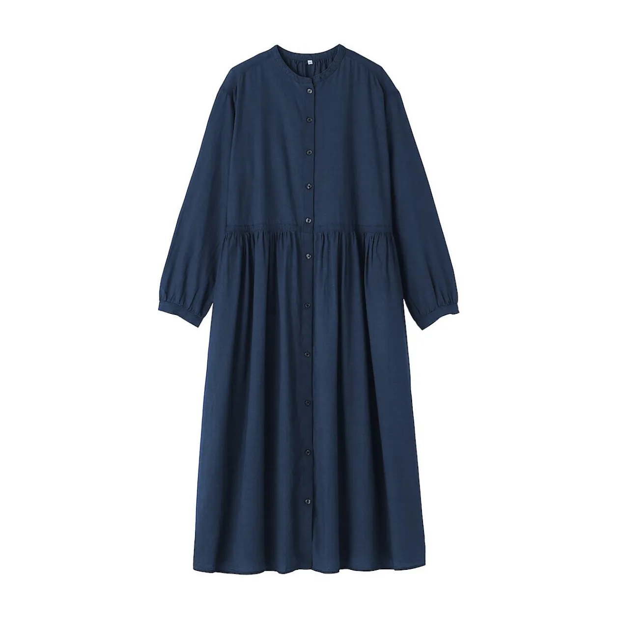 Robes Et Tuniques^Muji Robe chemise midi en voile de coton pour femme