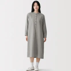 Robes Et Tuniques^Muji Robe en double gaze en mélange de kapok pour femme