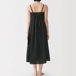 Robes Et Tuniques|Pyjamas Et Vêtements D'Intérieur^Muji Robe top en double gaze à pois dobby pour femme