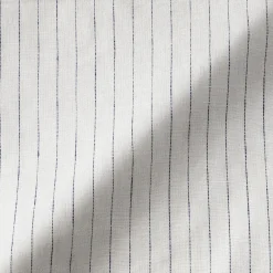 Robes Et Tuniques^Muji Robe-chemise à col officier en lin lavé pour femme