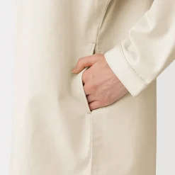 Robes Et Tuniques^Muji Robe-chemise légère en sergé de kapok mélangé pour femme Blanc Brut