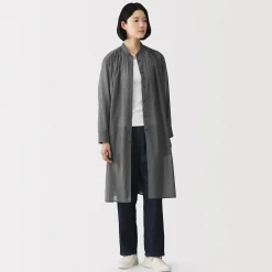 Chemises^Muji Robe-chemise transparent en coton biologique à haute torsion