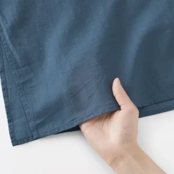 Chemises^Muji Robe-chemise transparent en coton biologique à haute torsion