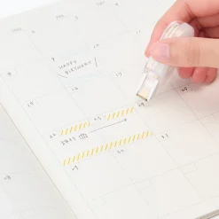 Fournitures De Bureau^Muji Rouleau de ruban adhésif décoratif - Rayures