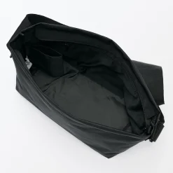 Sacs|Sacs^Muji Sac à bandoulière large en polyester recyclé Noir
