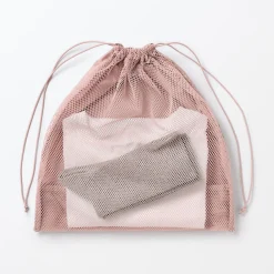 Packing Cubes Et Accessoires De Voyage^Muji Sac à cordon en maille - Grand modèle