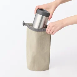 Linge De Table^Muji Sac à déjeuner isotherme à fermeture à enroulement - Petit - Beige