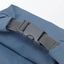 Linge De Table^Muji Sac à lunch isotherme à fermeture à enroulement - Grand format - Bleu fumé