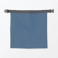 Linge De Table^Muji Sac à lunch isotherme à fermeture à enroulement - Grand format - Bleu fumé