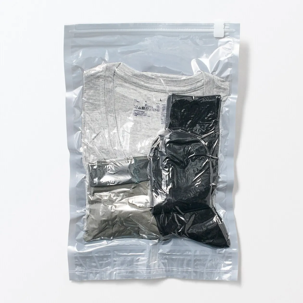 Produits D'Entretien Des Vêtements|Packing Cubes Et Accessoires De Voyage^Muji Sac de compression en PE pour vêtements ‐ petitformat, lot de 2