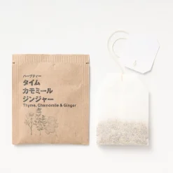 Boissons Gazeuses, Thé Et Café^Muji Sachets de thé Thym, Camomille et Gingembre 22x1,5g