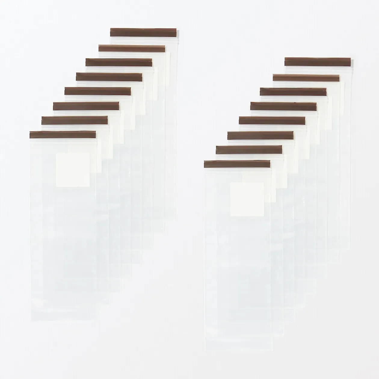 Rangements Et Conteneurs^Muji Sacs alimentaires et congélation à double fermeture - Longs formats, lot de 16