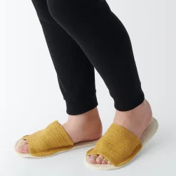 Chaussons|Chaussons^Muji Sandales en mélange de coton