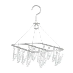 Produits D'Entretien Des Vêtements^Muji Séchoir rectangulaire en aluminium ‐ 16 pinces