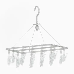 Produits D'Entretien Des Vêtements^Muji Séchoir rectangulaire en aluminium ‐ 16 pinces