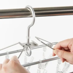 Produits D'Entretien Des Vêtements^Muji Séchoir rectangulaire en aluminium ‐ 16 pinces