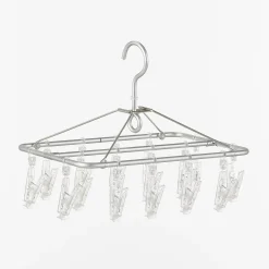 Produits D'Entretien Des Vêtements^Muji Séchoir rectangulaire en aluminium ‐ 16 pinces