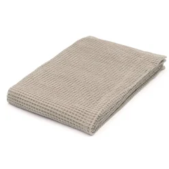 Serviettes De Bain^Muji Serviette de bain gaufrée en velours de coton bio