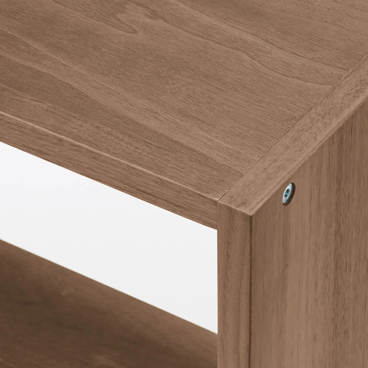 Étagères Modulables En Bois^Muji Set de 2 étagères étroites en noyer  ‐ 2x3 niveaux (Dont Eco‐part. 2,80 €)