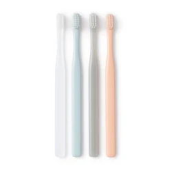 Soin Bucco‐Dentaires|Trousses De Toilette^Muji Set de brosses à dents en polypropylène 4 couleurs