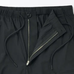 Pantalons Et Shorts^Muji Short cargo en mélange de coton délavé pour homme