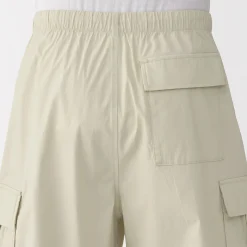 Pantalons Et Shorts^Muji Short cargo en mélange de coton délavé pour homme