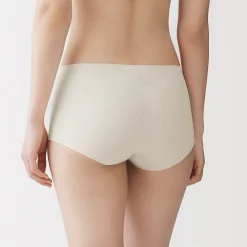 Sous‐Vêtements^Muji Short côtelé Soft Touch confortable pour femme
