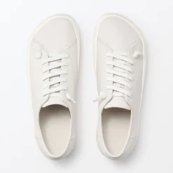 Chaussures^Muji Sneakers basses en cuir pour homme