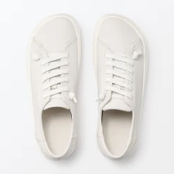 Chaussures^Muji Sneakers basses en cuir pour femme
