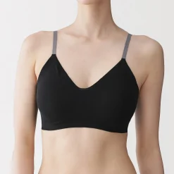 Sous‐Vêtements^Muji Soutien-gorge côtelé Soft Touch confortable pour femme