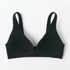 Sous‐Vêtements^Muji Soutien‐gorge plongeant sans armature en mélange de coton pour femme