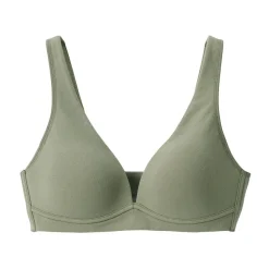 Sous‐Vêtements^Muji Soutien‐gorge plongeant sans armature en mélange de coton pour femme