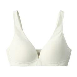 Sous‐Vêtements^Muji Soutien‐gorge plongeant sans armature en mélange de coton pour femme