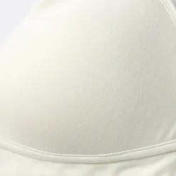 Sous‐Vêtements^Muji Soutien‐gorge plongeant sans armature en mélange de coton pour femme