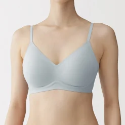 Sous‐Vêtements^Muji Soutien-gorge sans armature en mélange de coton pour femme