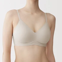 Sous‐Vêtements^Muji Soutien-gorge sans armature en mélange de coton pour femme