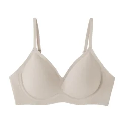 Sous‐Vêtements^Muji Soutien-gorge sans armature en mélange de coton pour femme