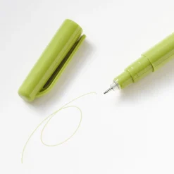 Feutres, Surligneurs Et Outils Correcteurs^Muji Stylo à encre à base d’eau, pointe fine - 0,5 mm, Vert Olive