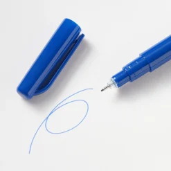 Feutres, Surligneurs Et Outils Correcteurs^Muji Stylo à encre à base d’eau, pointe fine - 0,5 mm, Bleu