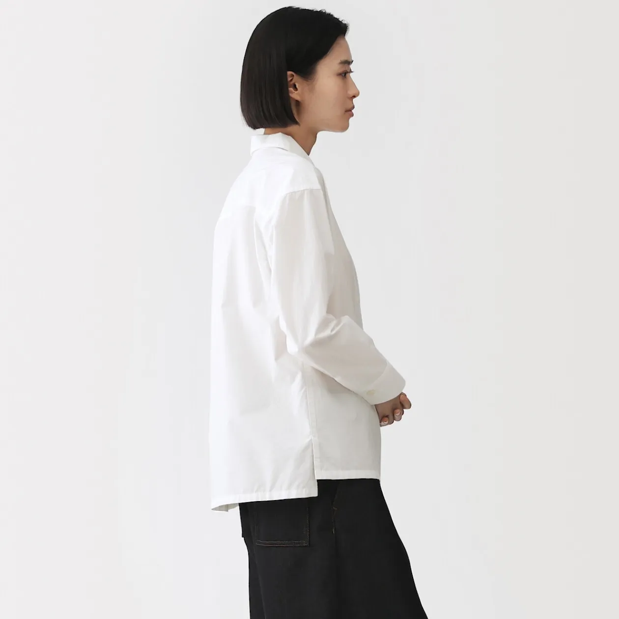 Chemises^Muji Surchemise en coton biologique pour femme