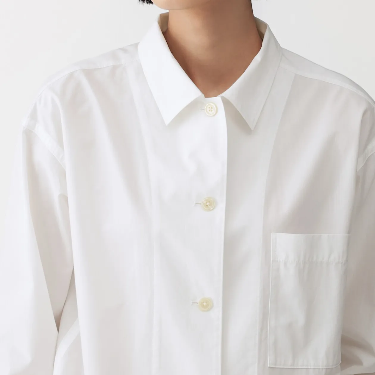 Chemises^Muji Surchemise en coton biologique pour femme