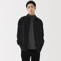 Chemises^Muji Surchemise en flanelle brossée homme