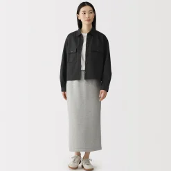 Vestes Et Manteaux|Chemises^Muji Sur-chemise légère en sergé de kapok mélangé pour femme