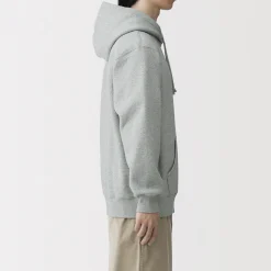 Pulls Et Cardigans|Hoodies Et Sweatshirts^Muji Sweatshirt à capuche en coton mélangé pour homme