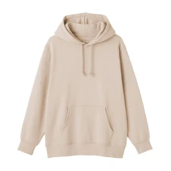 Pulls Et Cardigans|Hoodies Et Sweatshirts^Muji Sweatshirt à capuche en coton mélangé pour homme Ivoire