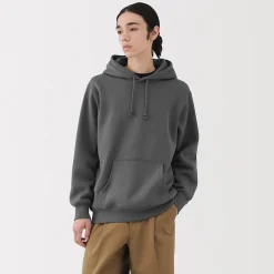 Pulls Et Cardigans|Hoodies Et Sweatshirts^Muji Sweatshirt à capuche en coton mélangé pour homme
